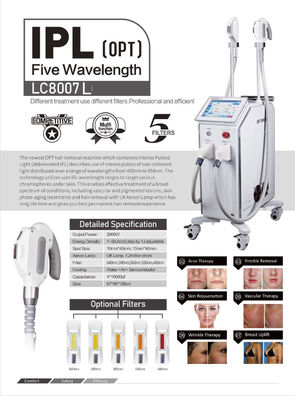 110VAC IPL Lazer Epilasyon Cihazı Ipl Shr E Hafif Cilt Gençleştirme