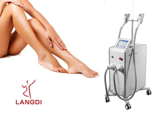 Epilasyon / Cilt Gençleştirme için 2 El Aleti OPT SHR IPL+ DIODE LAZER Teknolojisi